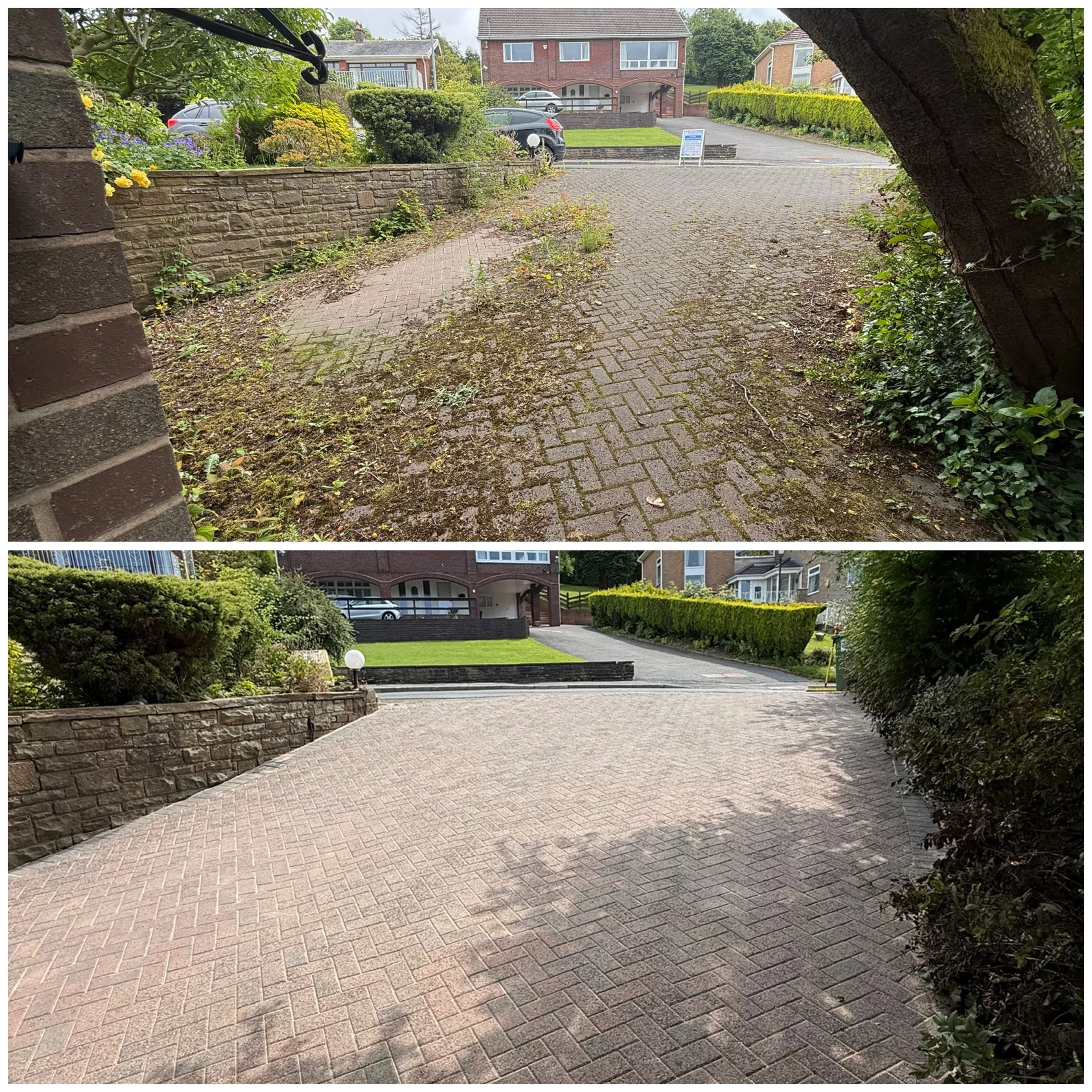 Driveway and patio cleaning in Stalybridge by ProShine Pressure Washing